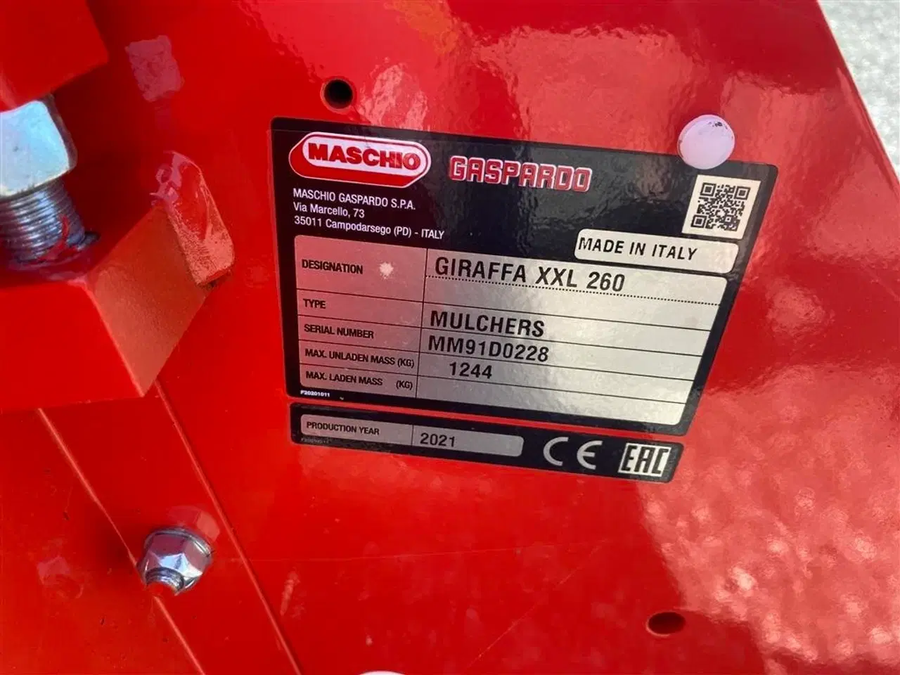 Billede 4 - Maschio Giraffa XXL 260 HD MODEL - Afklip Ø12