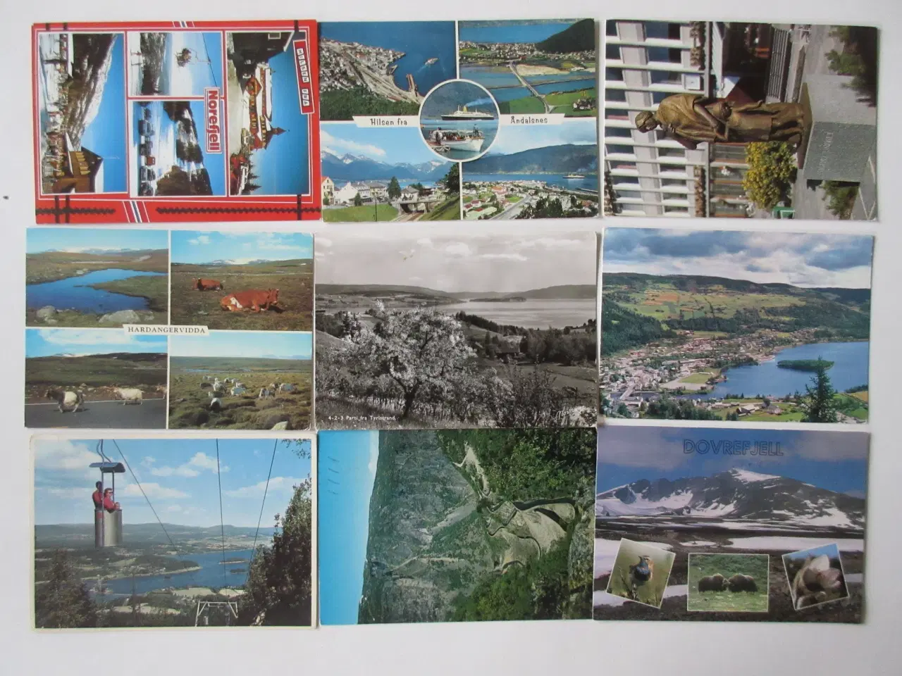Billede 7 - Postkort fra Norge 37 brugte postkort 
