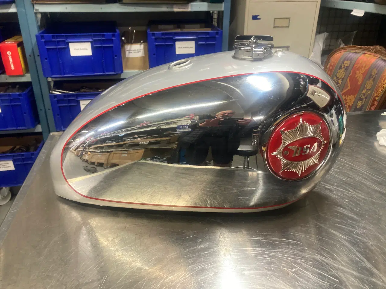 Billede 2 - BSA Gold Star Benzintank 
