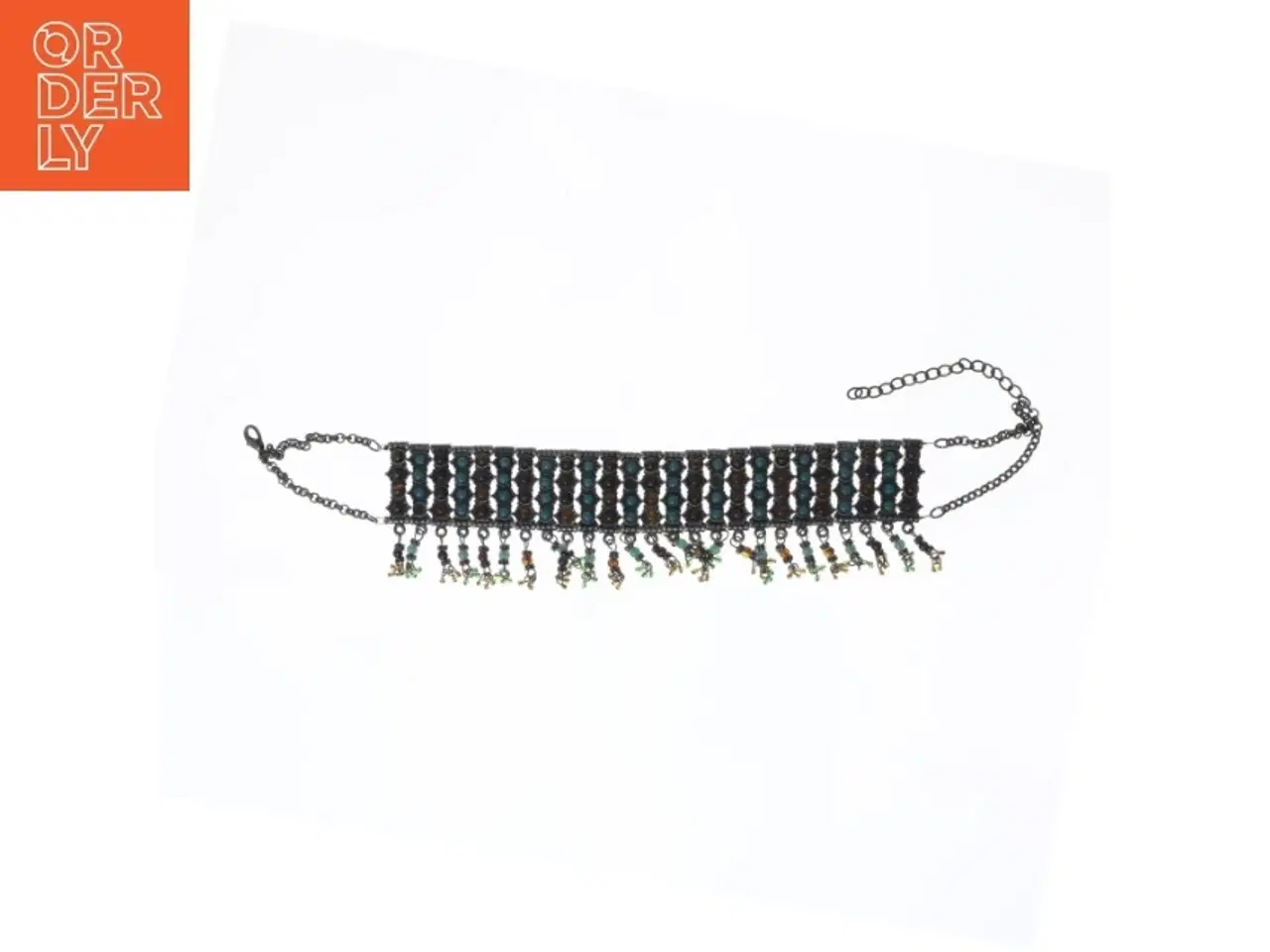 Billede 1 - Dekorativ choker halskæde (str. 32 cm)