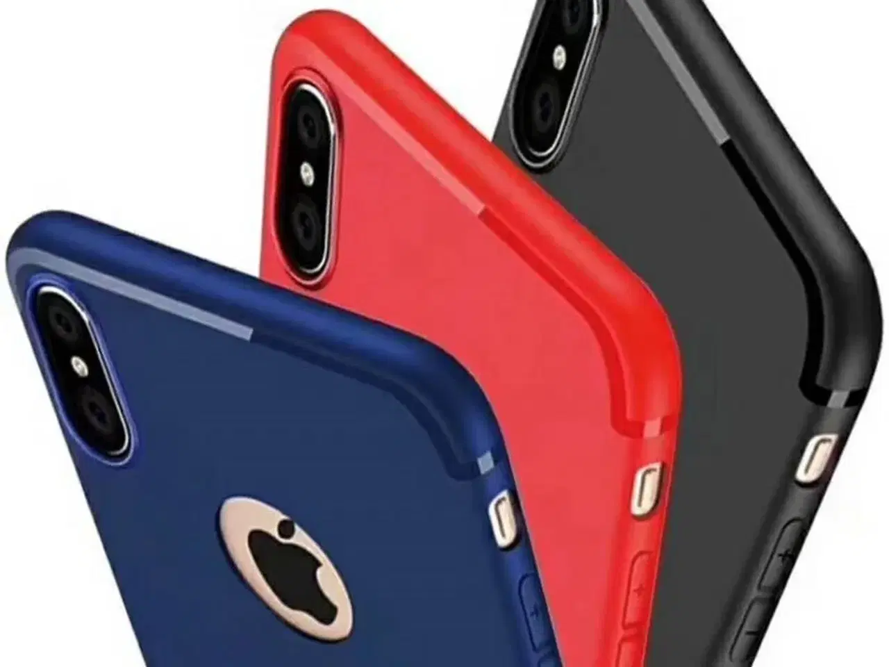 Billede 2 - Sort silikone cover til iPhone X 10 XS