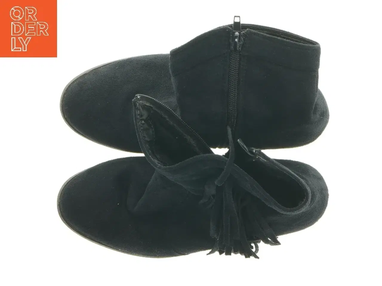 Billede 4 - Blå støvler med frynser fra Plus (str. 36 )