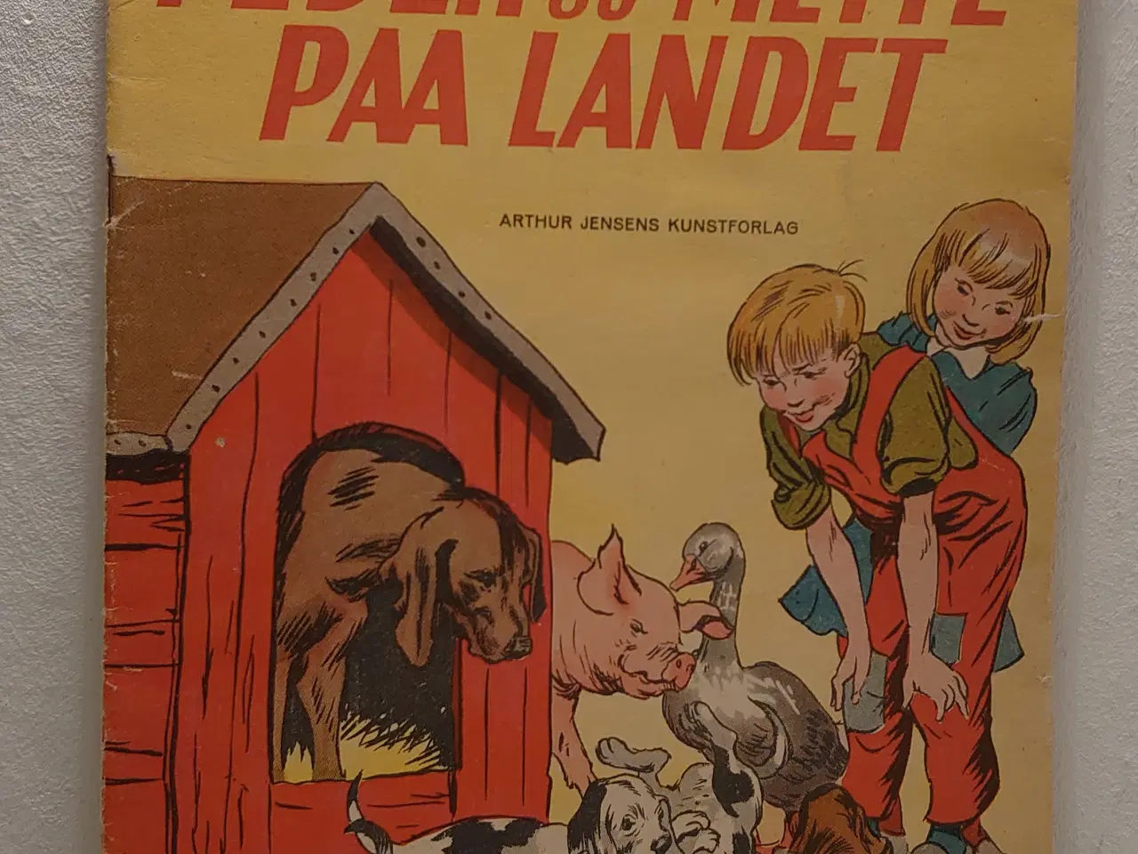 Billede 1 - Peder og Mette på landet. A.J.Kunstforlag nr 4819.