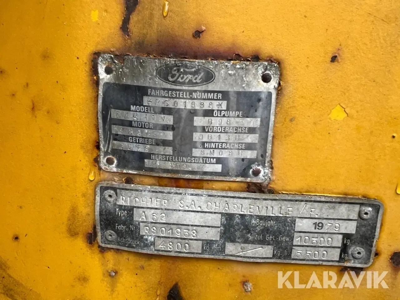 Billede 5 - Gummiged Ford A62 med skovl