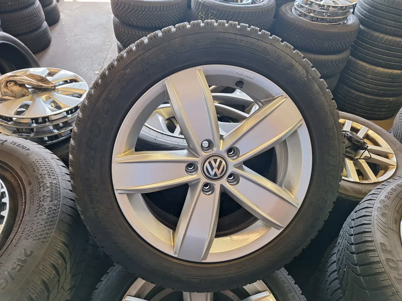 Billede 1 - Vinterhjul, VW Passat