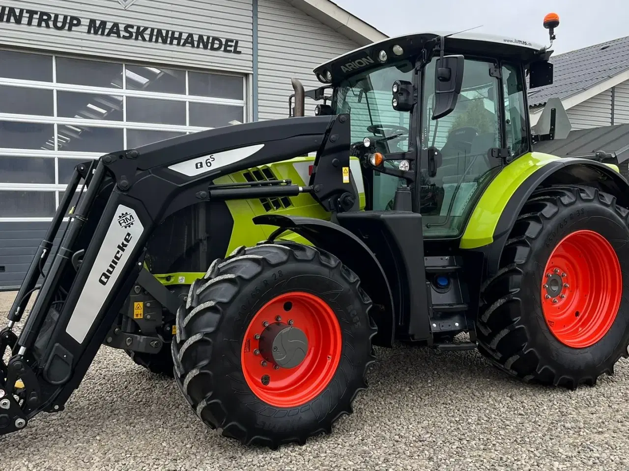 Billede 2 - CLAAS ARION 650 med frontlift og frontlæsser