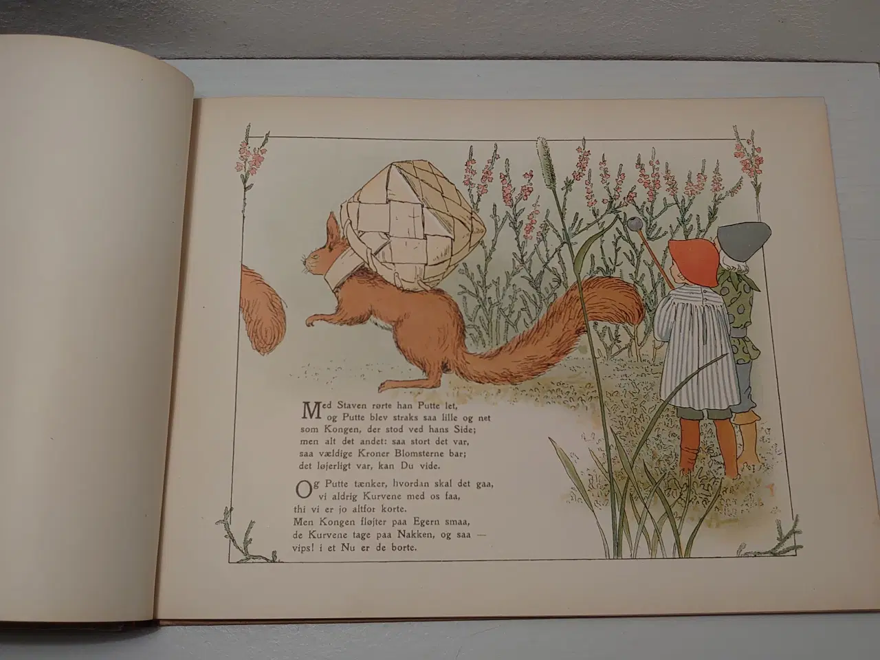 Billede 5 -  Beskow:Puttes Eventyr i Blaabærskoven.1.udg.1915