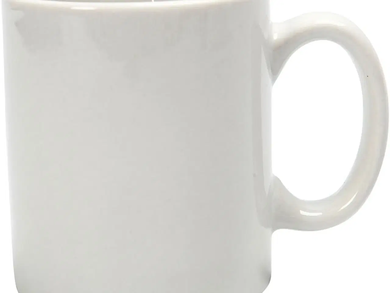 Billede 1 - Elegant Hvidt Porcelænskrus - 12 stk. i Pakke