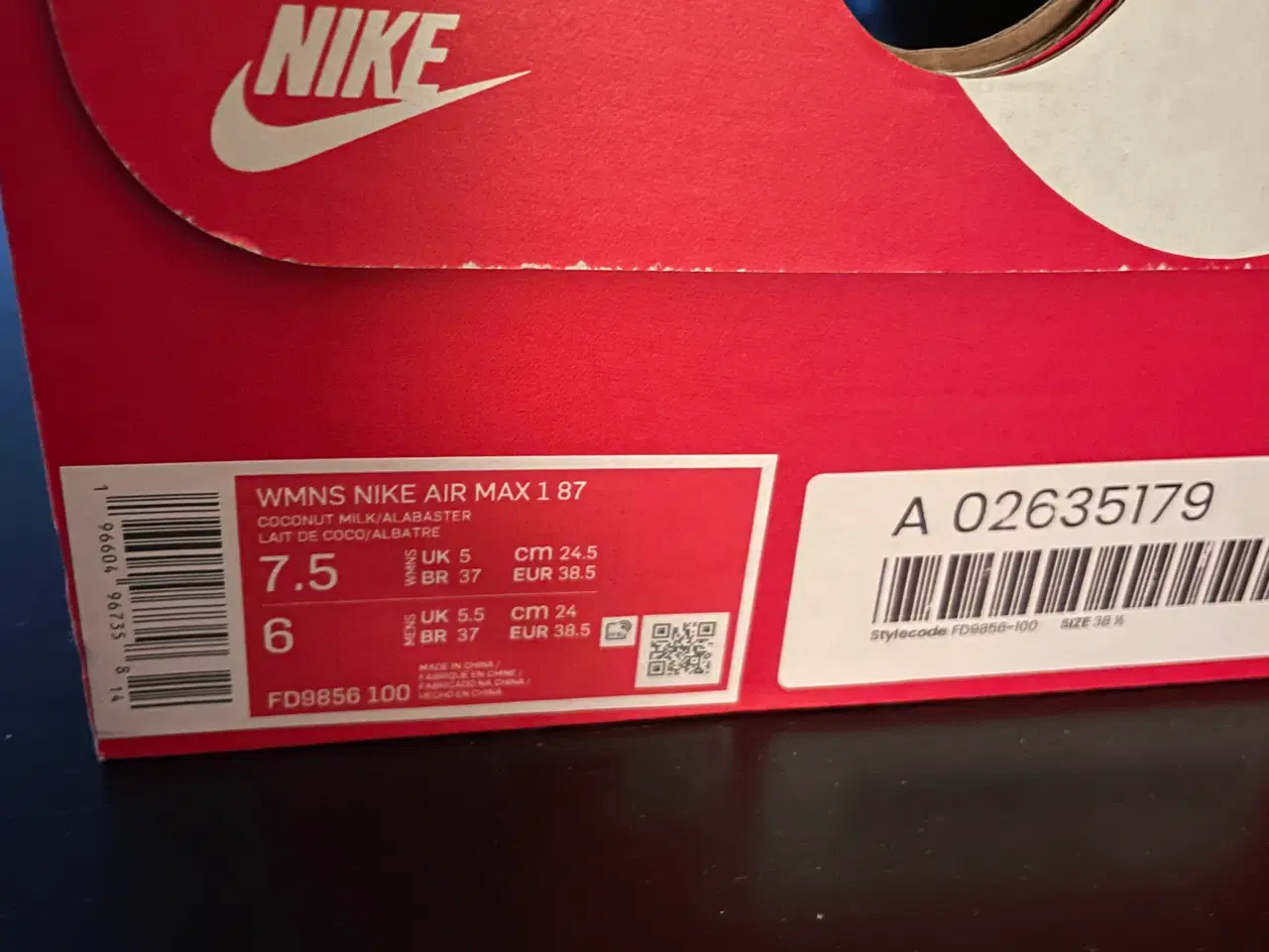 Billede 4 - Nike Womens Air Max 1 87 str 38,5