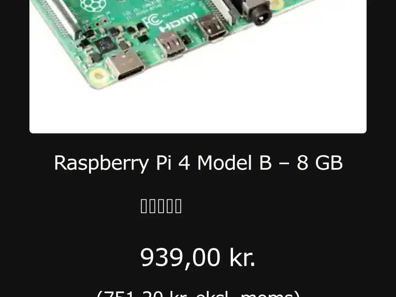 Billede 3 - Raspberry Pi 4 Model B - 8 GB