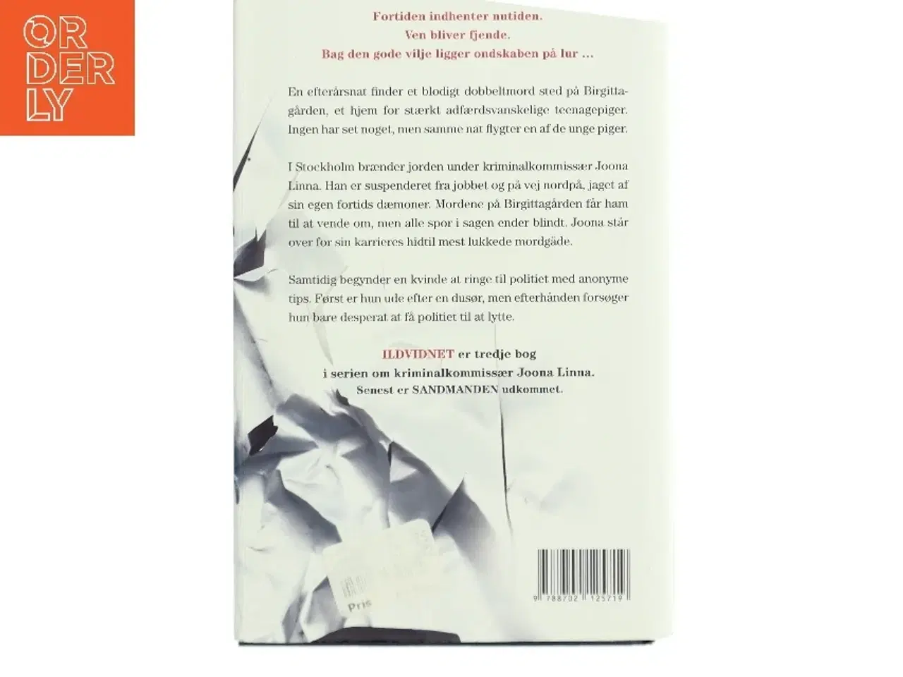 Billede 2 - Ildvidnet af Lars Kepler (Bog)