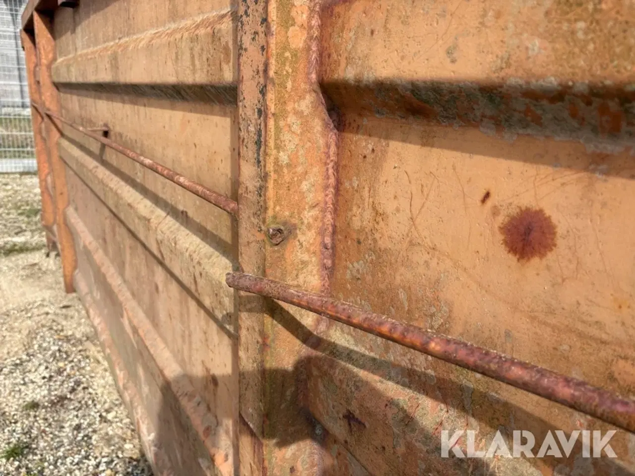 Billede 12 - Container 6 meter med forhøjet sider