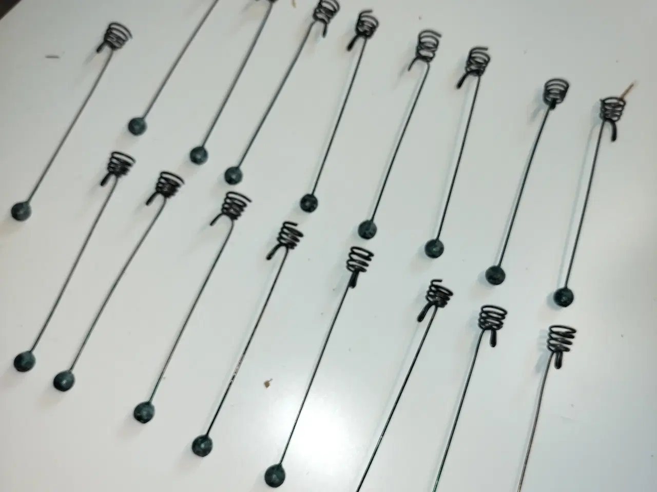 Billede 2 - 17 stk gamle Julelys holdere til juletræ