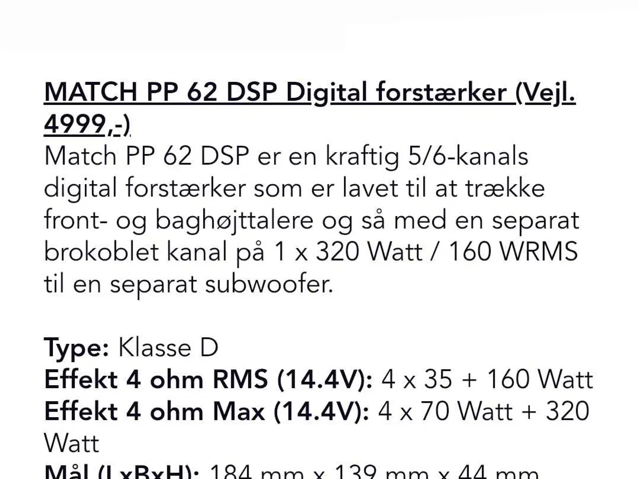 Billede 3 - Forstærker og subwoofer