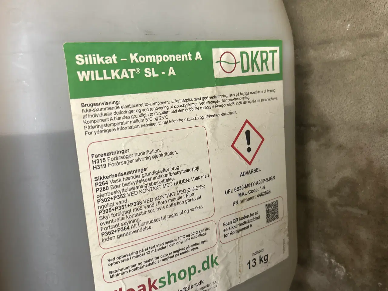 Billede 2 - Selikat og resing (epoksy) til glasfiber 