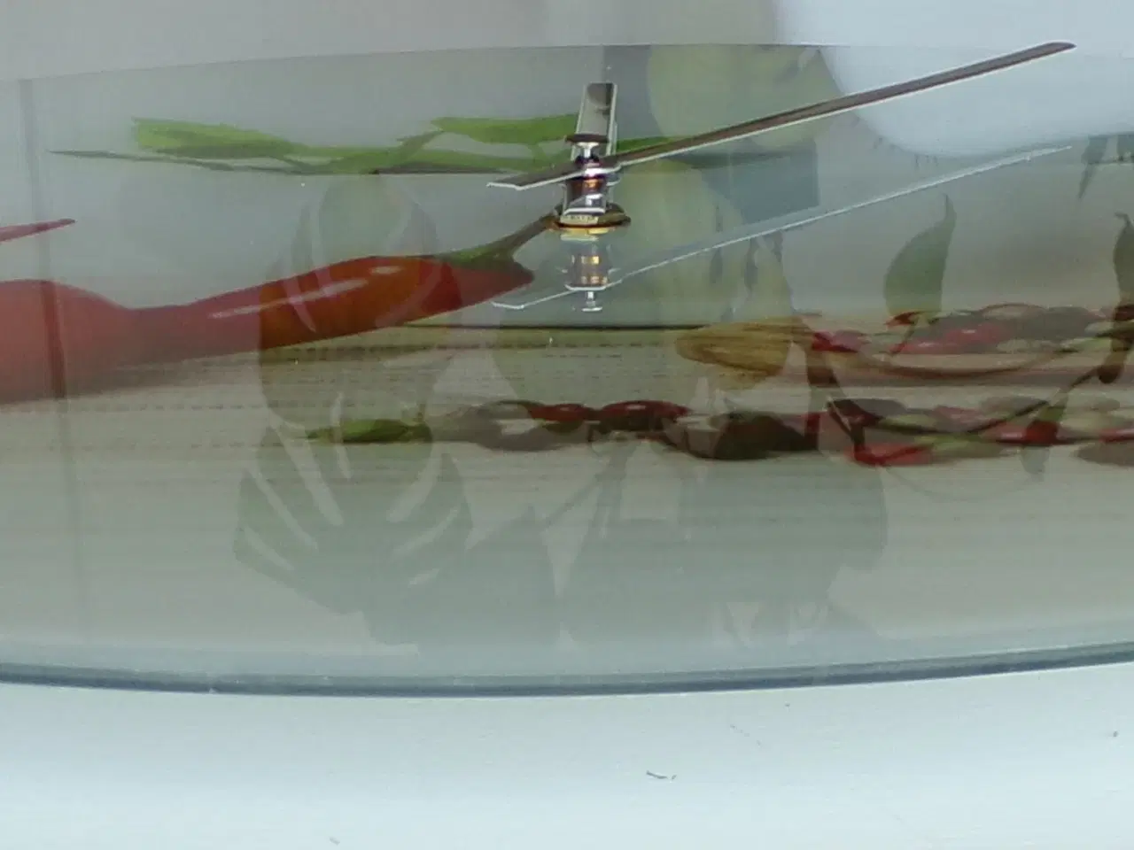Billede 2 - NYT Time-Art Vægur i glas Ø40 cm med motiv