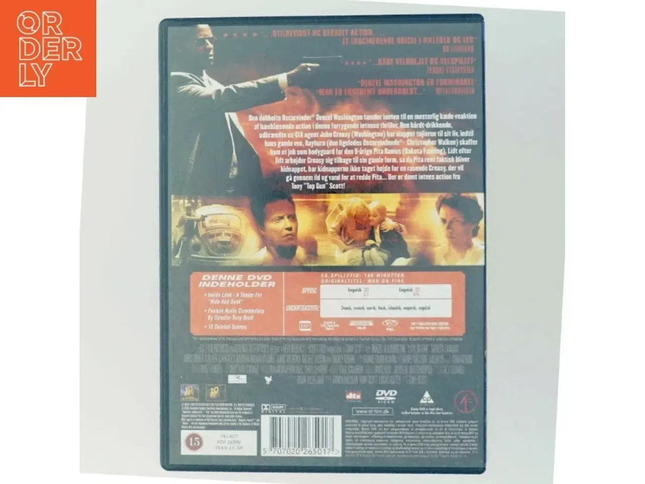 Billede 3 - Man on Fire DVD