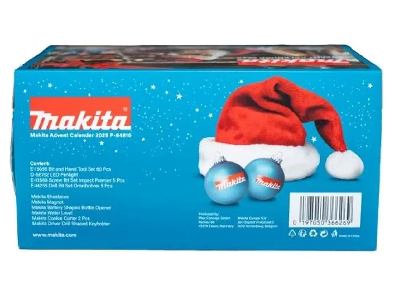 Billede 4 - Adventskalender Makita P-84816 – Julekalender 2025, 24 dele