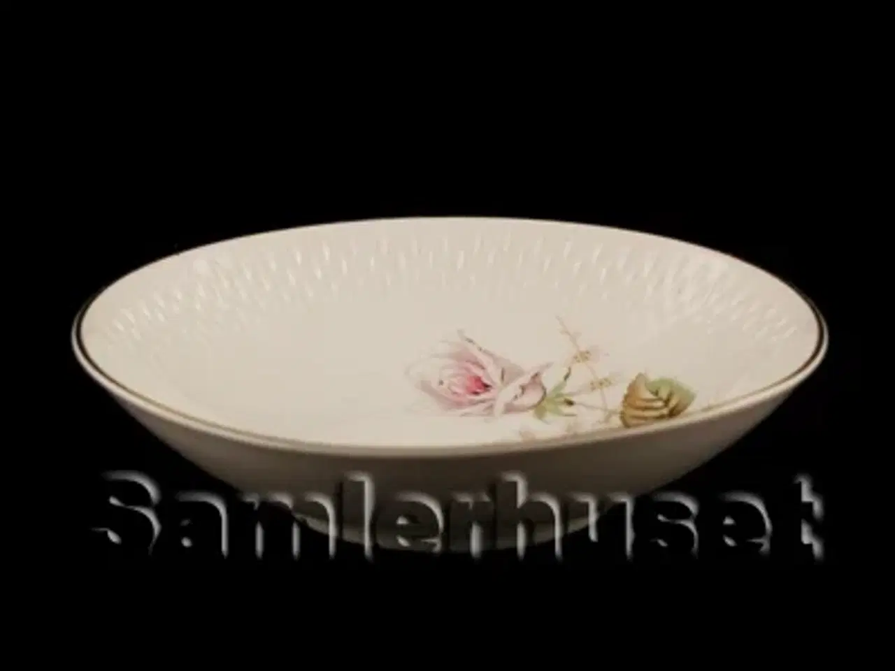 Billede 1 - Edelstein Rose Skål 4x15 cm.