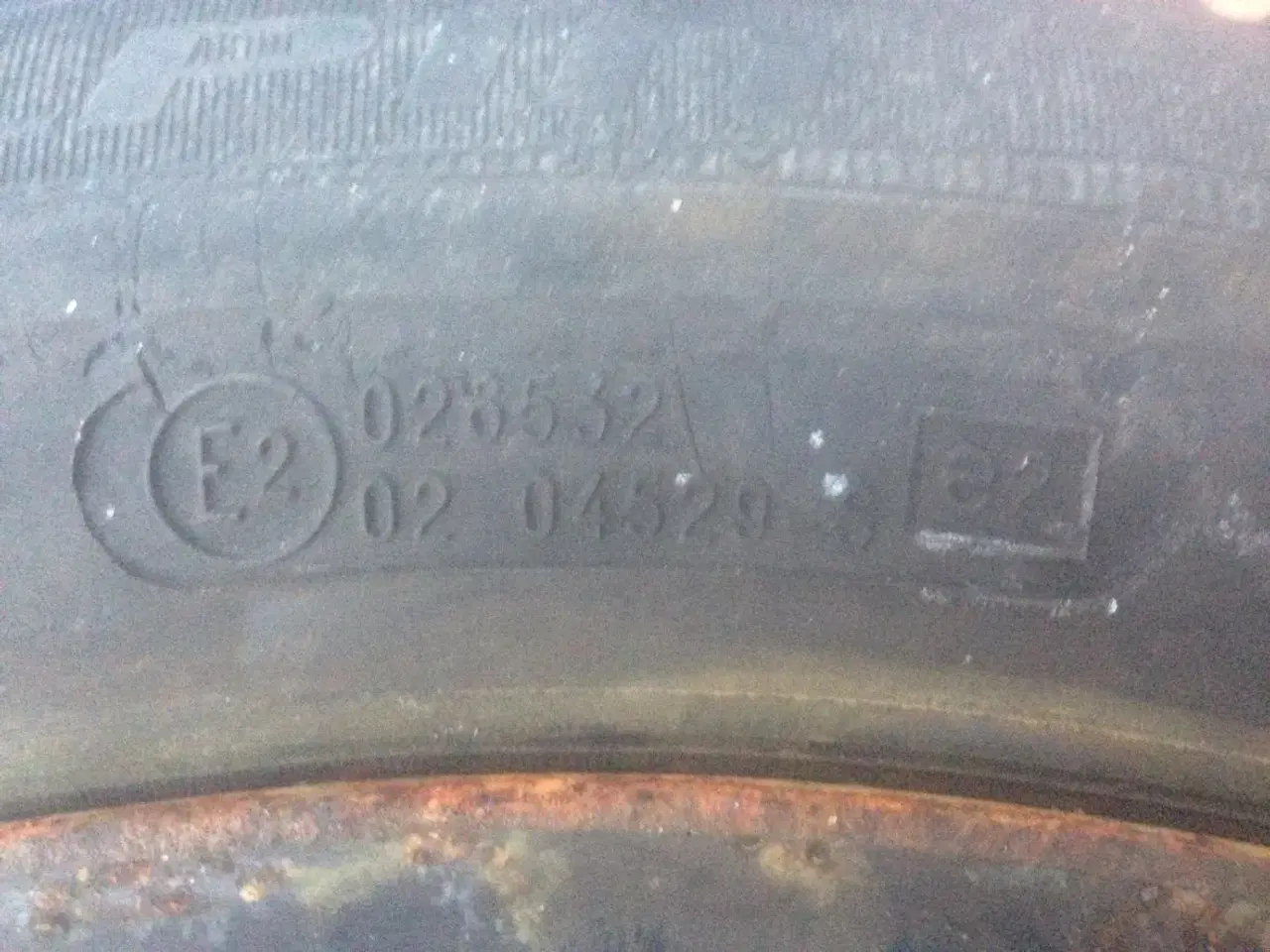 Billede 4 - 4 stk Stål fælge med dæk