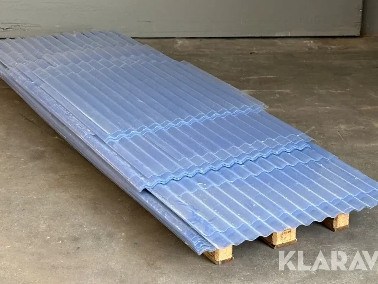 Billede 1 - PVC bølgeplader, samlet parti - 100 m2