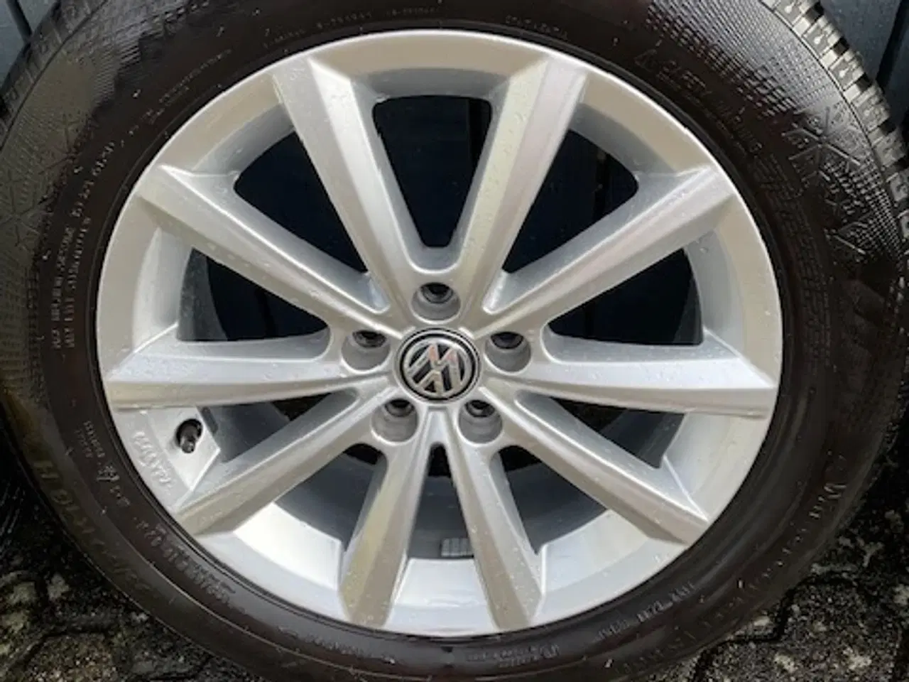 Billede 3 - Alu vinterhjul med Continental dæk til VW Polo