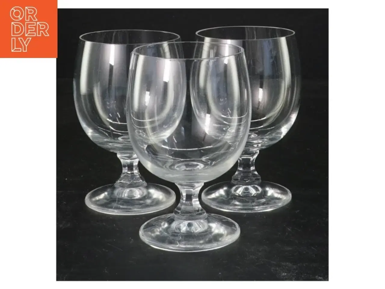 Billede 1 - Tre glas (str. 11 cm x 6,5 ø cm)