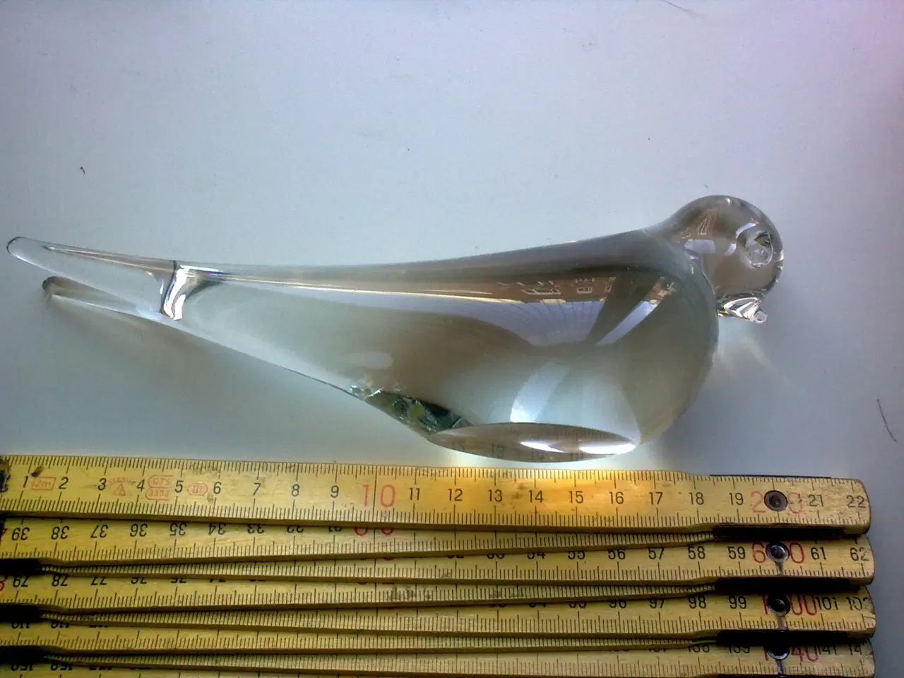 Billede 3 - Sverige vinter is glas frosset LYS brugskunst