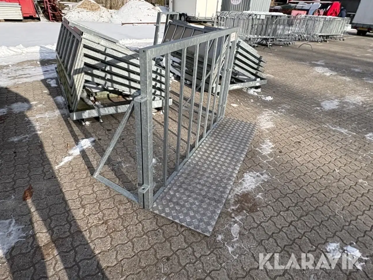 Billede 5 - sceneafspærringen/hegn 15 fag 30 meter