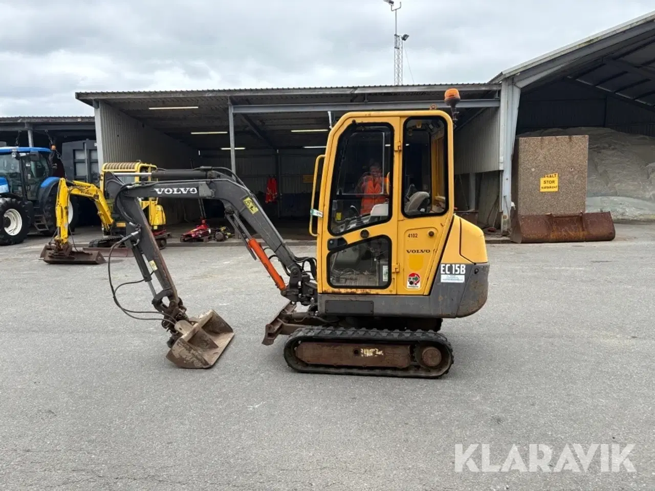 Billede 5 - Minigraver Volvo EC15B XT