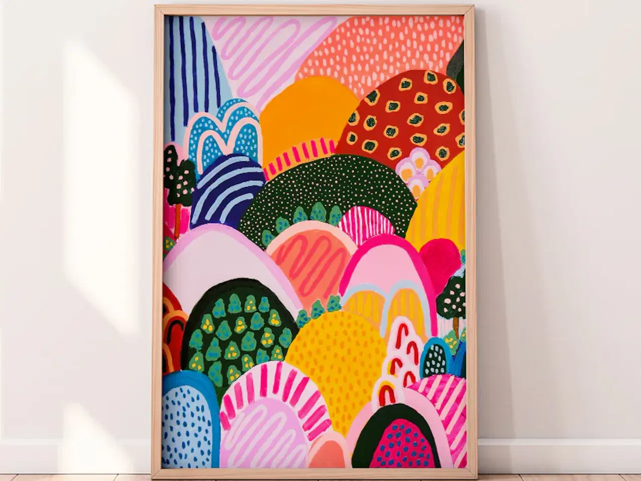 Billede 1 - Stort maleri 95 x 150 cm (Gratis levering)