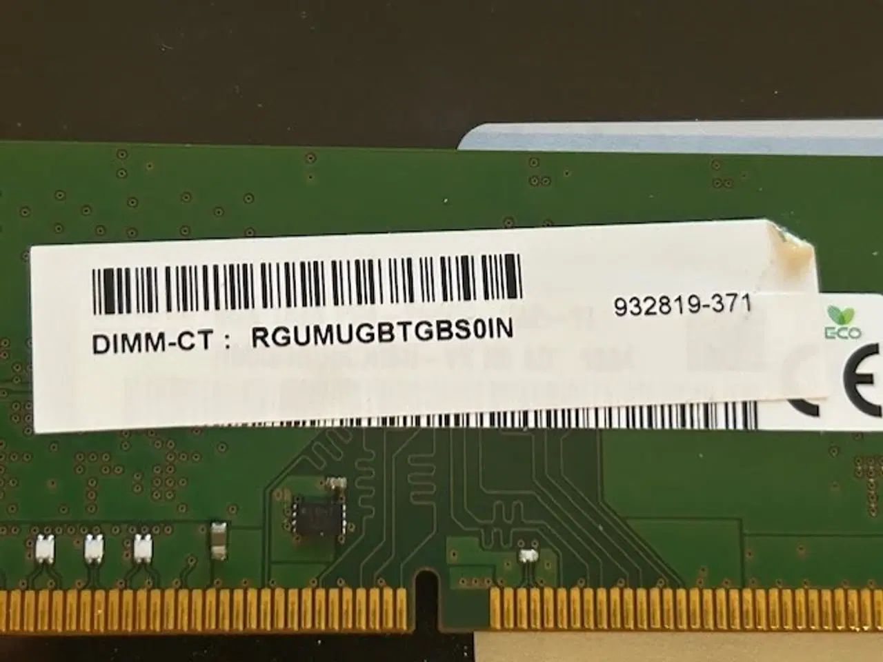 Billede 1 - 8 GB RAM DDR4, 2666 MHZ, 288-pin, DIMM