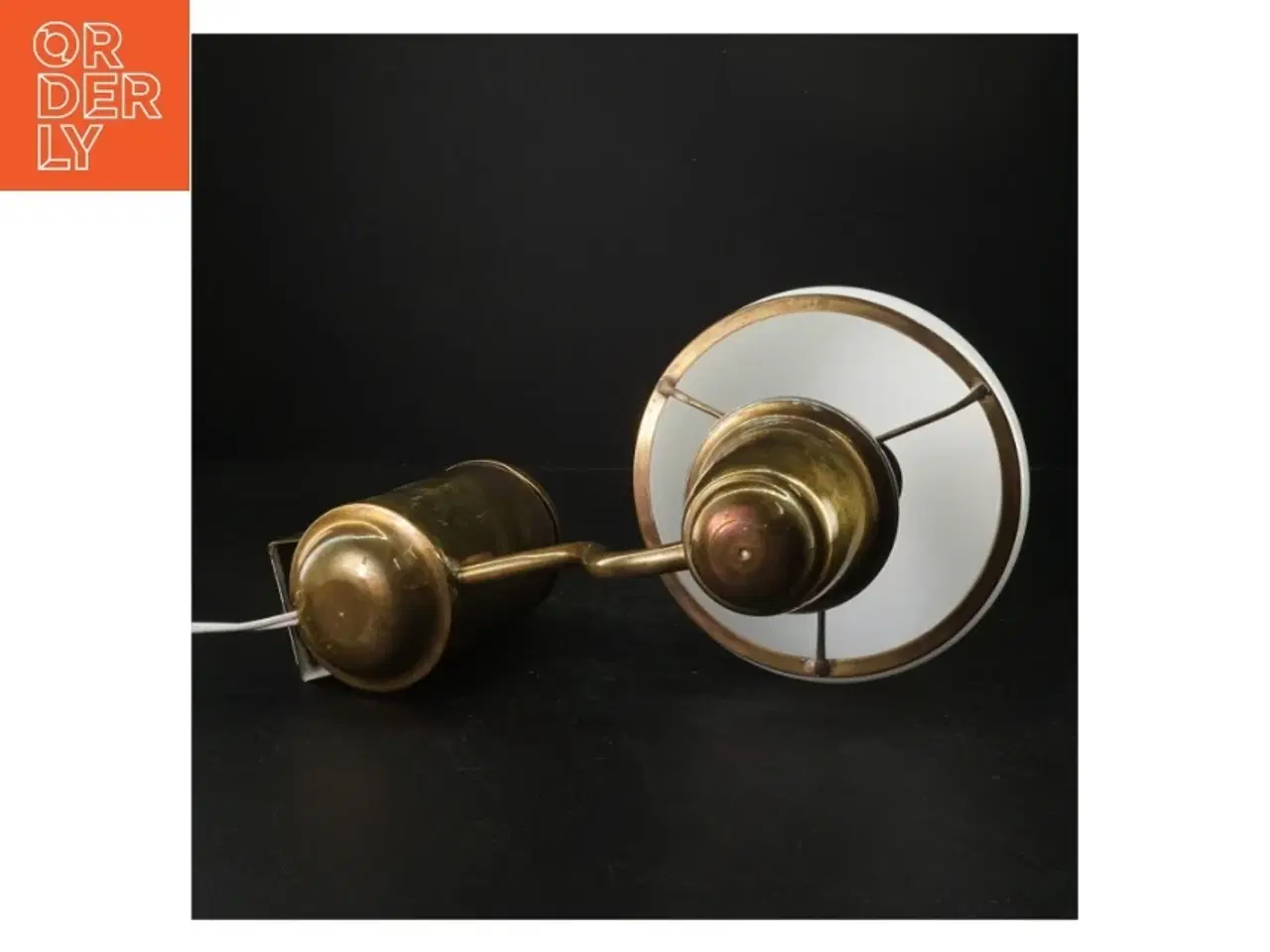 Billede 2 - Messing væglampe (str. Længde. 30 cm)
