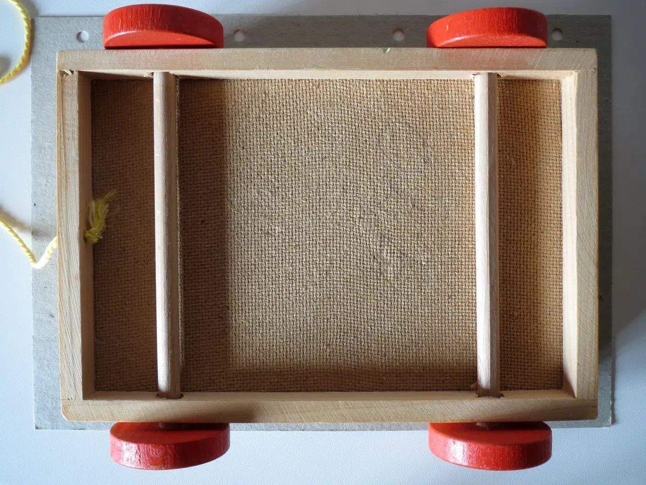 Billede 3 - Klodsvogn med farvede klodser