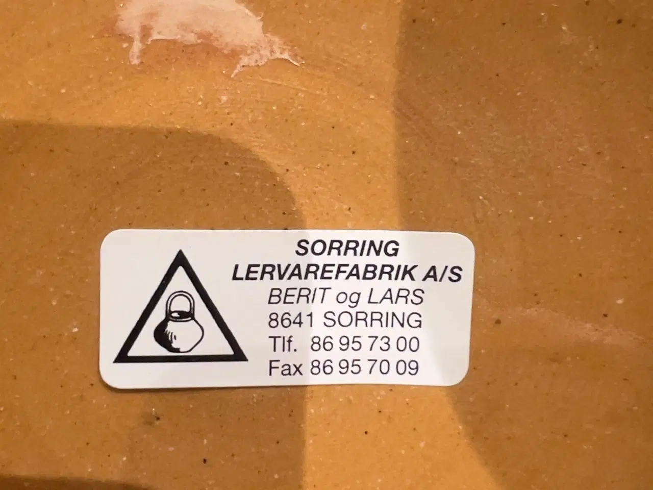 Billede 4 - Barselspotte fra Sorring Lervarefabrik