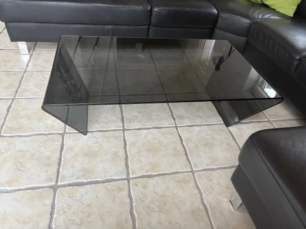 Billede 1 - Sort glasbord