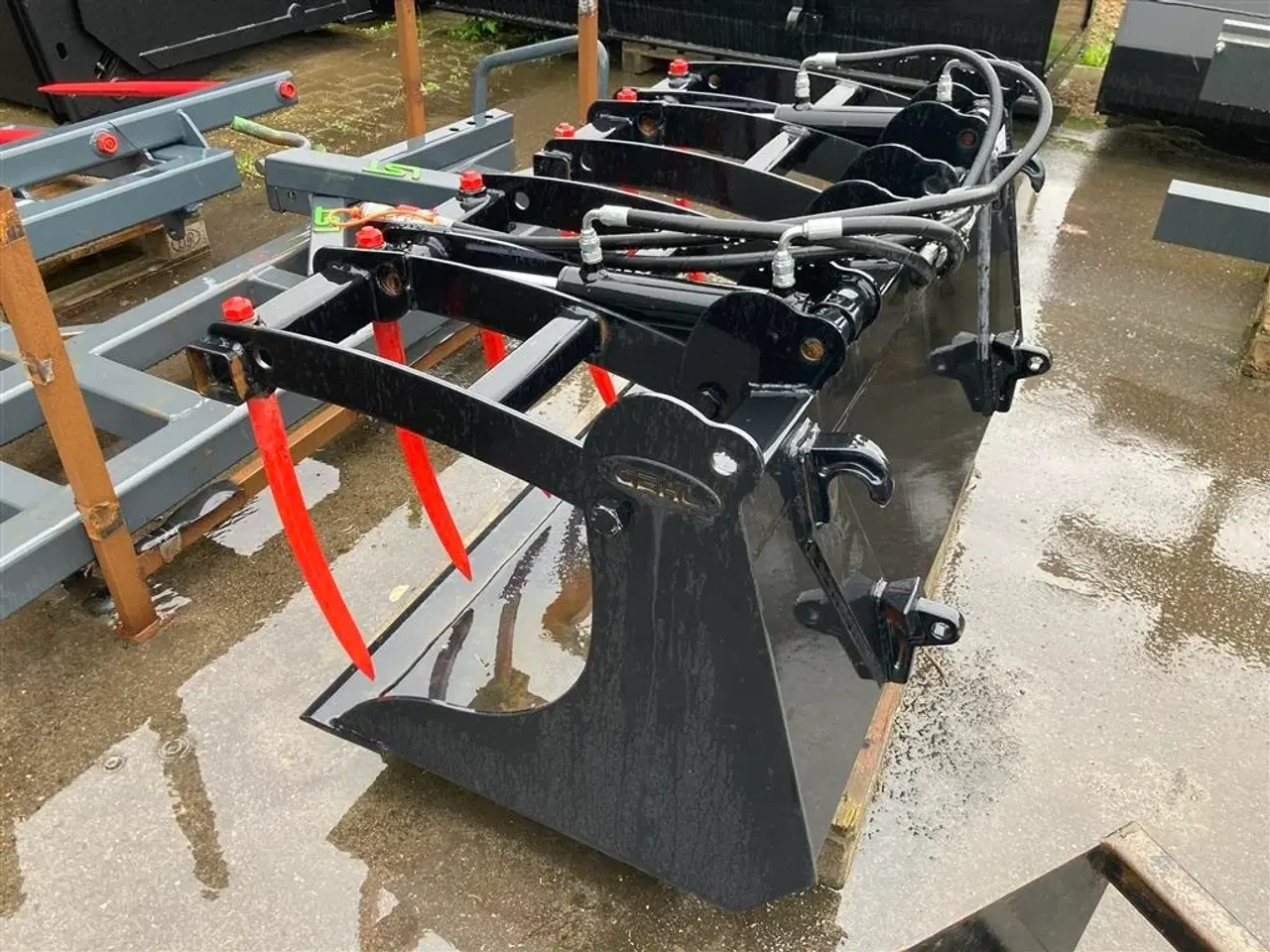 Billede 1 - MO 140 cm Siloklo 2 delt overfaldsgreb monteret med euroophæng