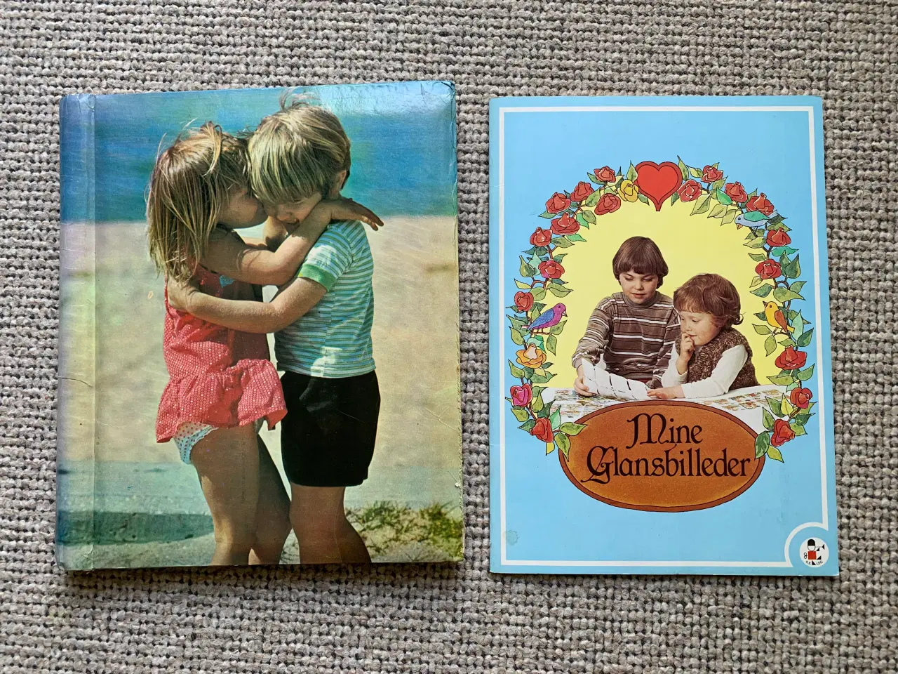 Billede 1 - Glansbilleder fra 70'erne i 2 stk album