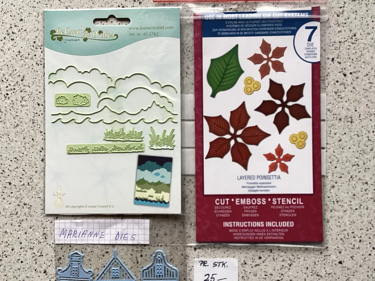 Billede 19 - Scrapbook dies, sæt, embossing, punch, mm. Fra