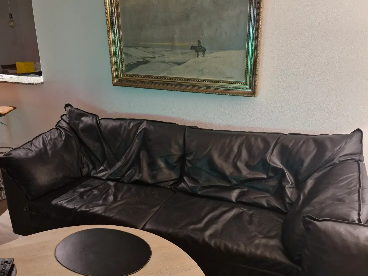 Billede 2 - Lædersofa 