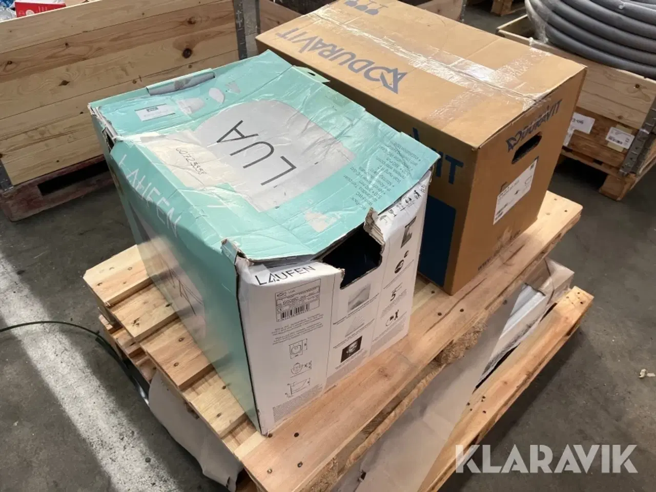 Billede 3 - Lot - toiletskåle, trykknapper og radiator