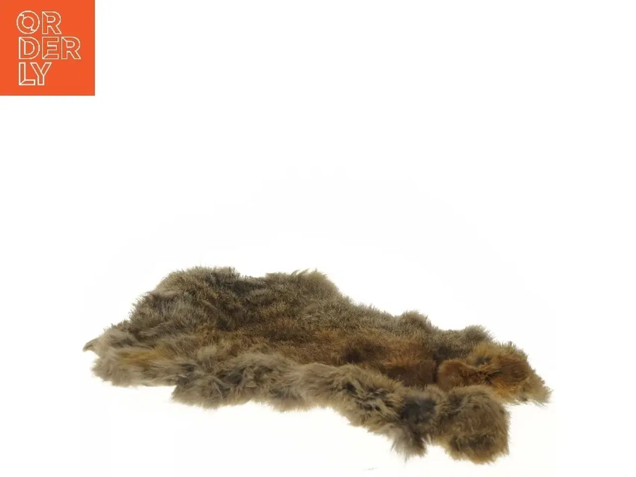 Billede 3 - Brun kanin pelsstykke (str. 40x30 cm)