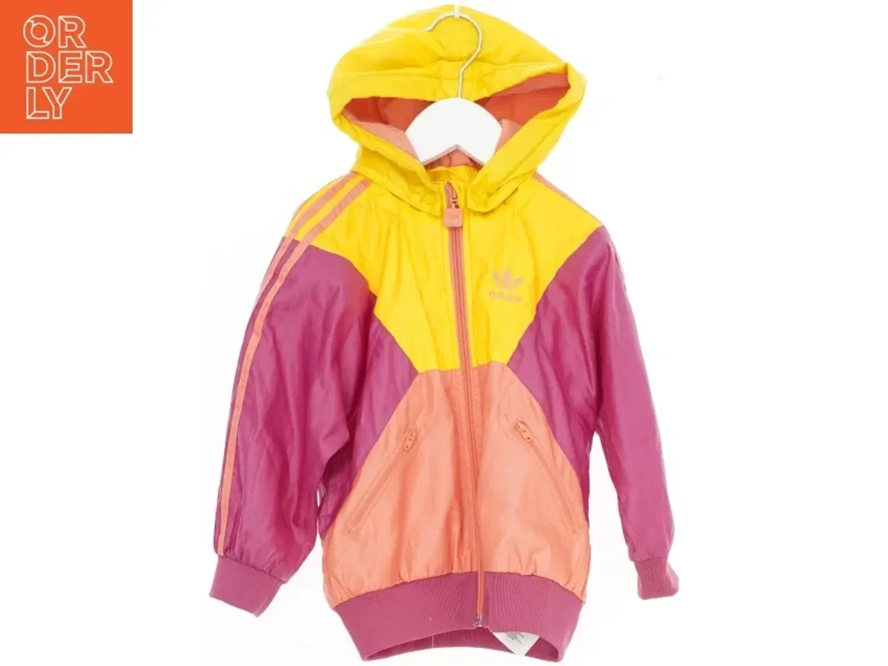 Billede 1 - Retro jakke med hætte fra Adidas (str. 92)