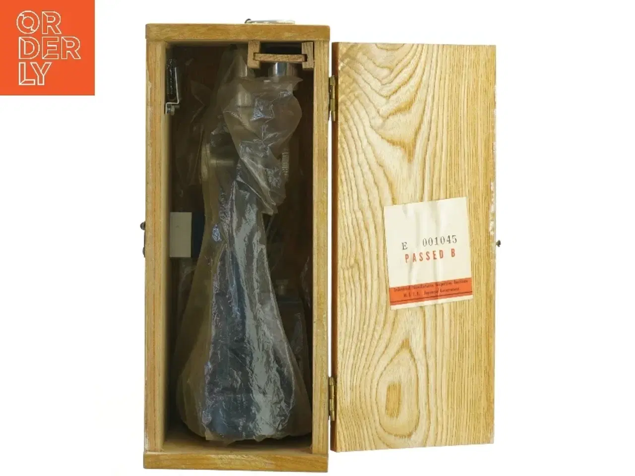 Billede 2 - Vintage mikroskop med trækasse fra EriksOptik (str. 21 cm)