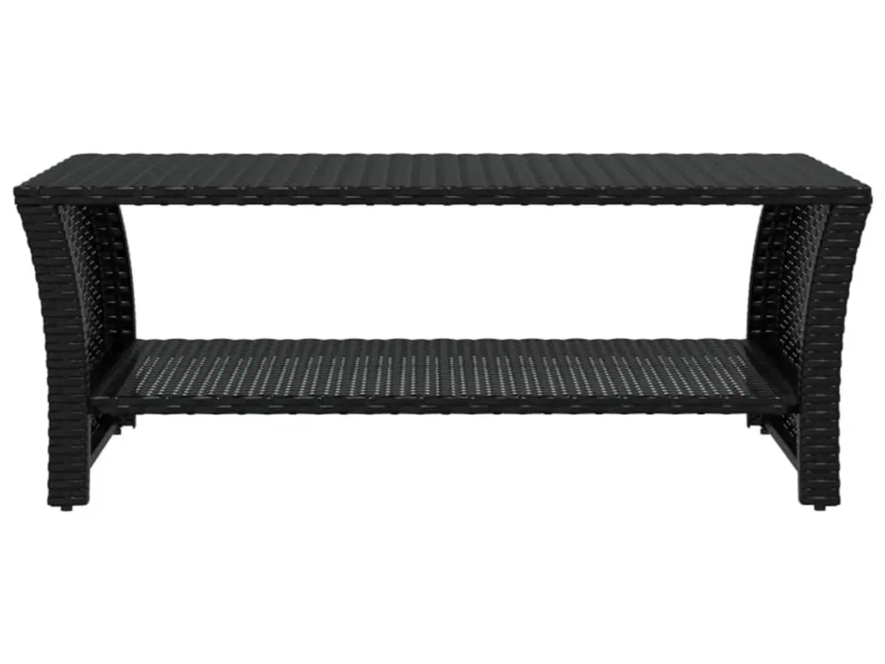 Billede 3 - Sofabord 100x50x40 cm polyrattan sort