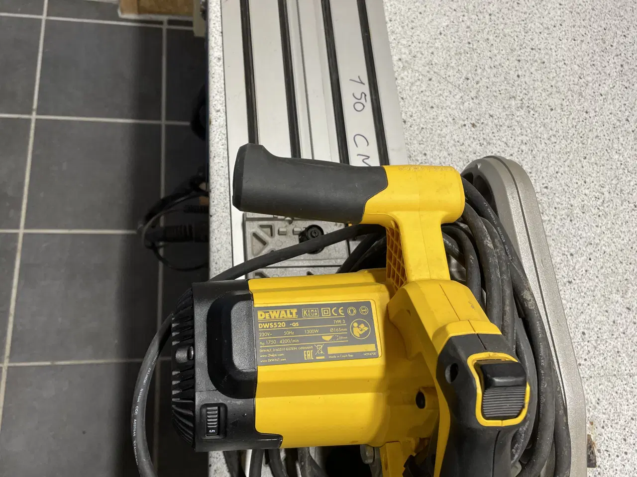 Billede 4 - DeWalt dyksav med 150 cm  skinde  meget lidt brugt