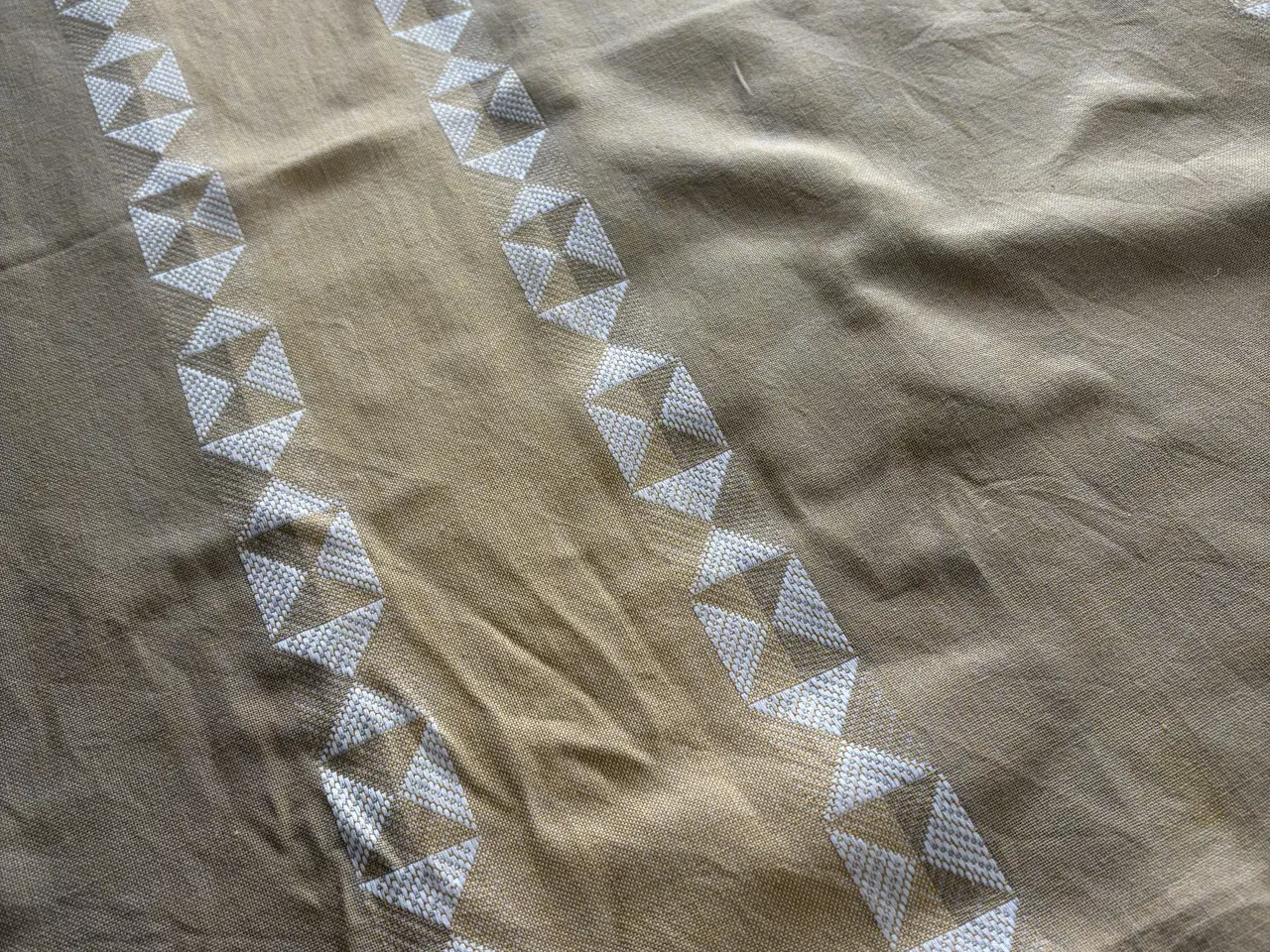 Billede 1 - Beige dug 155x150