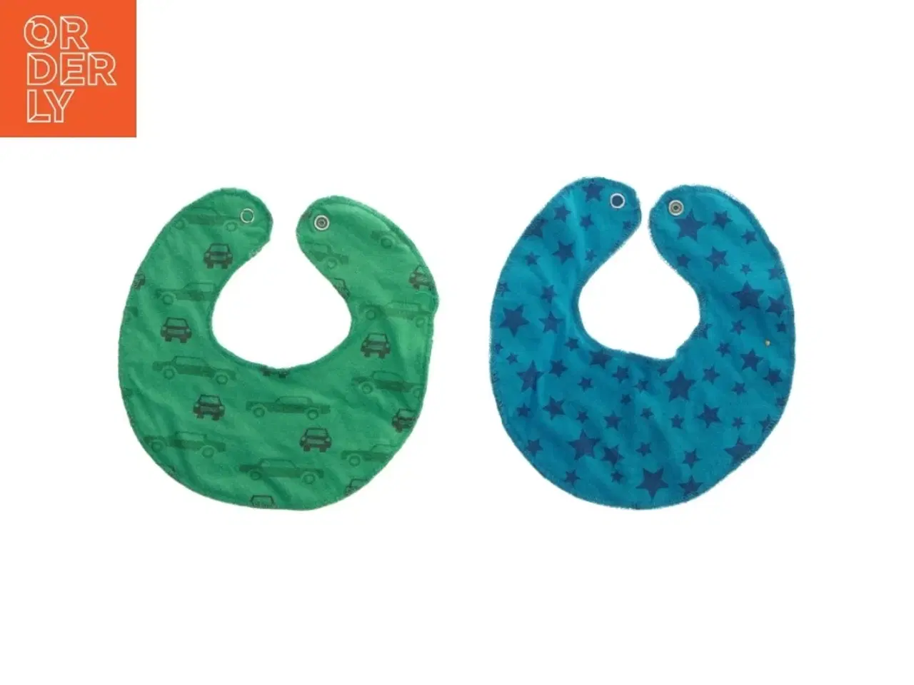 Billede 1 - Sæt af babylegetøj hagesmække (str. 20x19,5 cm)