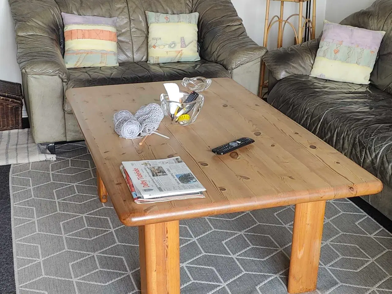 Billede 5 - 2 lædersofa og en lænestol