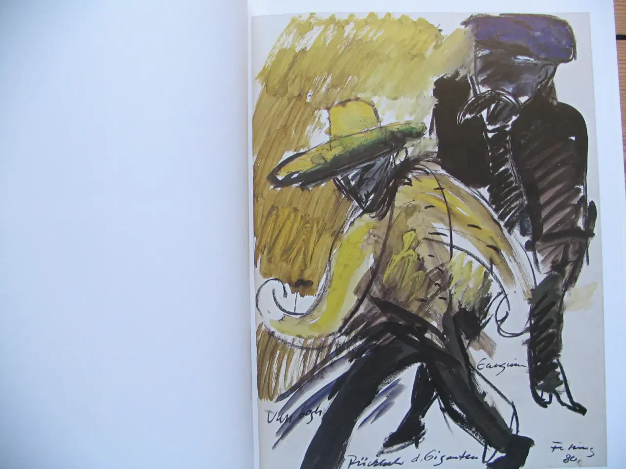 Billede 3 - Rainer Fetting f.1949. Arbejder på papir